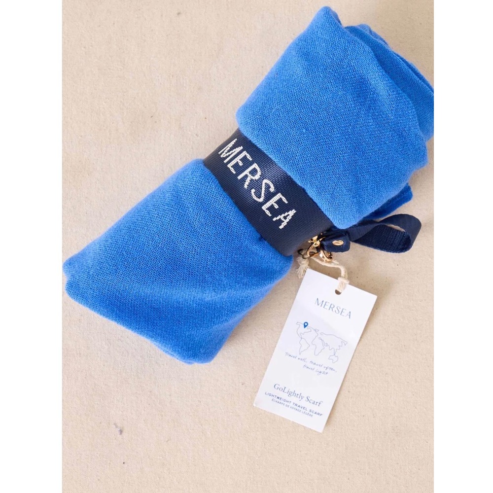 Mersea GoLightly Travel Scarf blue